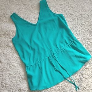 Teal Sleeveless Top by Banana Republic Factory